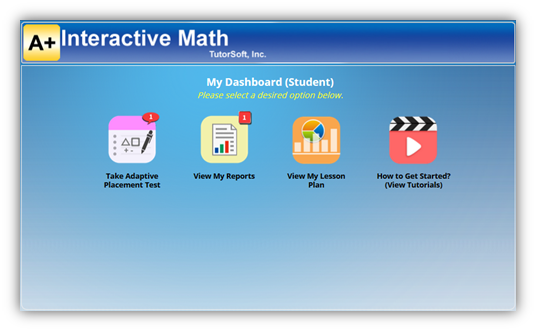 Adaptive Math Placement Test